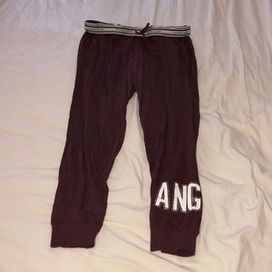 Victoria Secret Skinny Cropped Sweatpants